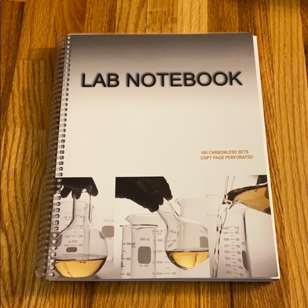 NEW Lab Notebook with Carbonless Paper